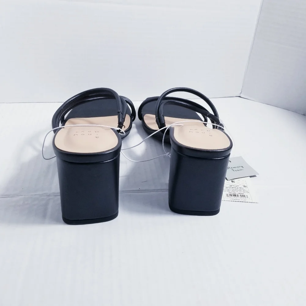 NWT A NEW DAY BLACK HEELS SIZE 9.5